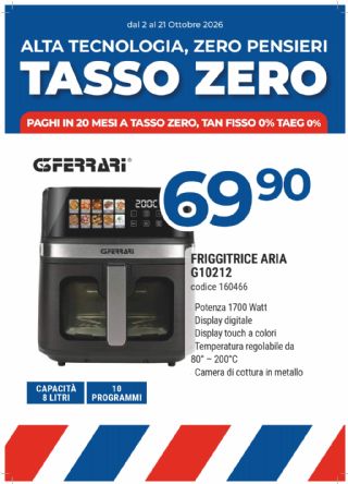 FRIGGITRICE AD ARIA FERRARI G10212